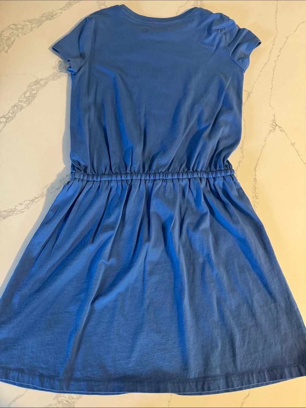 Ralph Lauren Blue Polo Bear Cotton T-Shirt Dress
